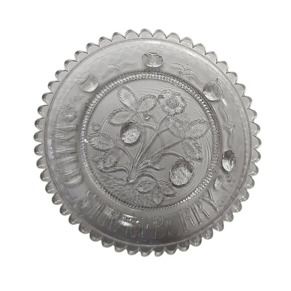 Pairpoint Cup Plate Wild Strawberry  "In Praise of Herbs" Thorton W. Burgess - Picture 1 of 1